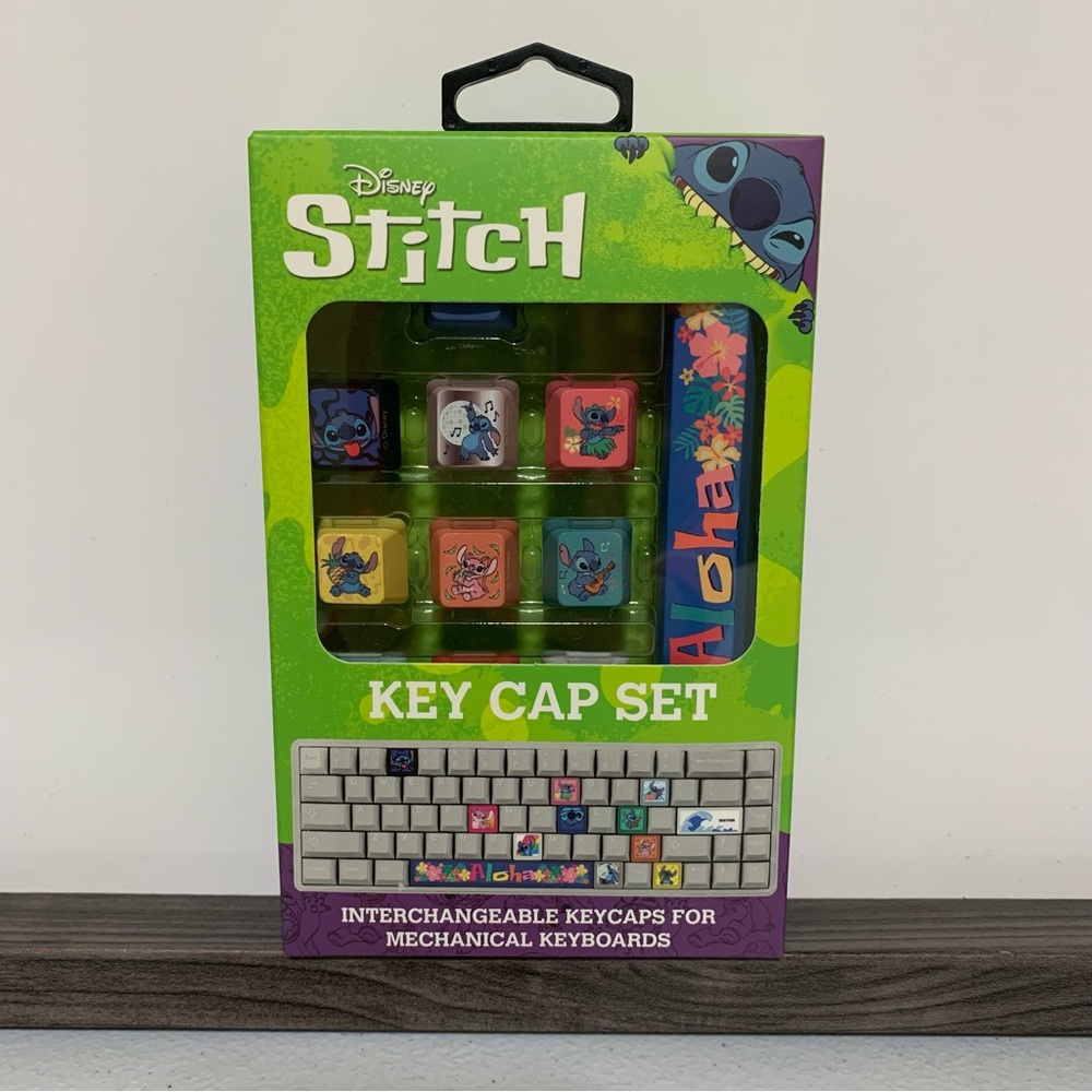 Disney Lilo and Stitch Keyboard Keycaps Set-New in Box